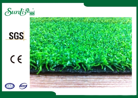 二重緑のフットボールの人工的な草/偽造品の草のカーペット低い Maintence